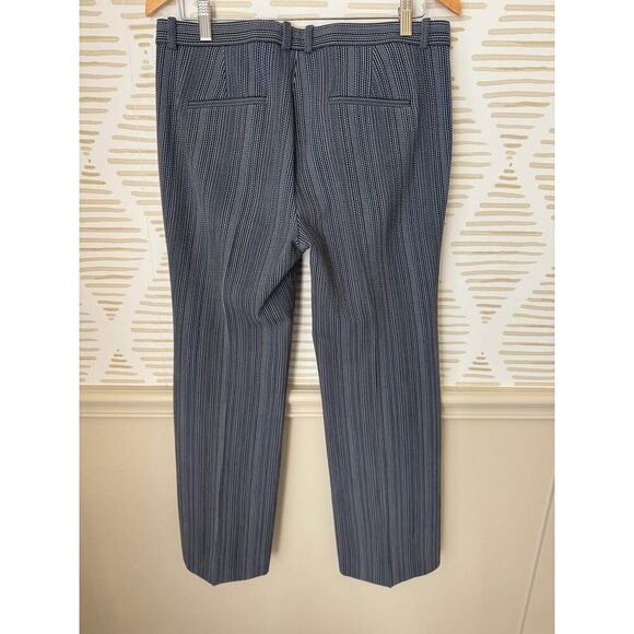 THEORY Women’s Size 8 Demitra 2 Eldora Stripe Flare Wool Pants - Picture 9 of 10
